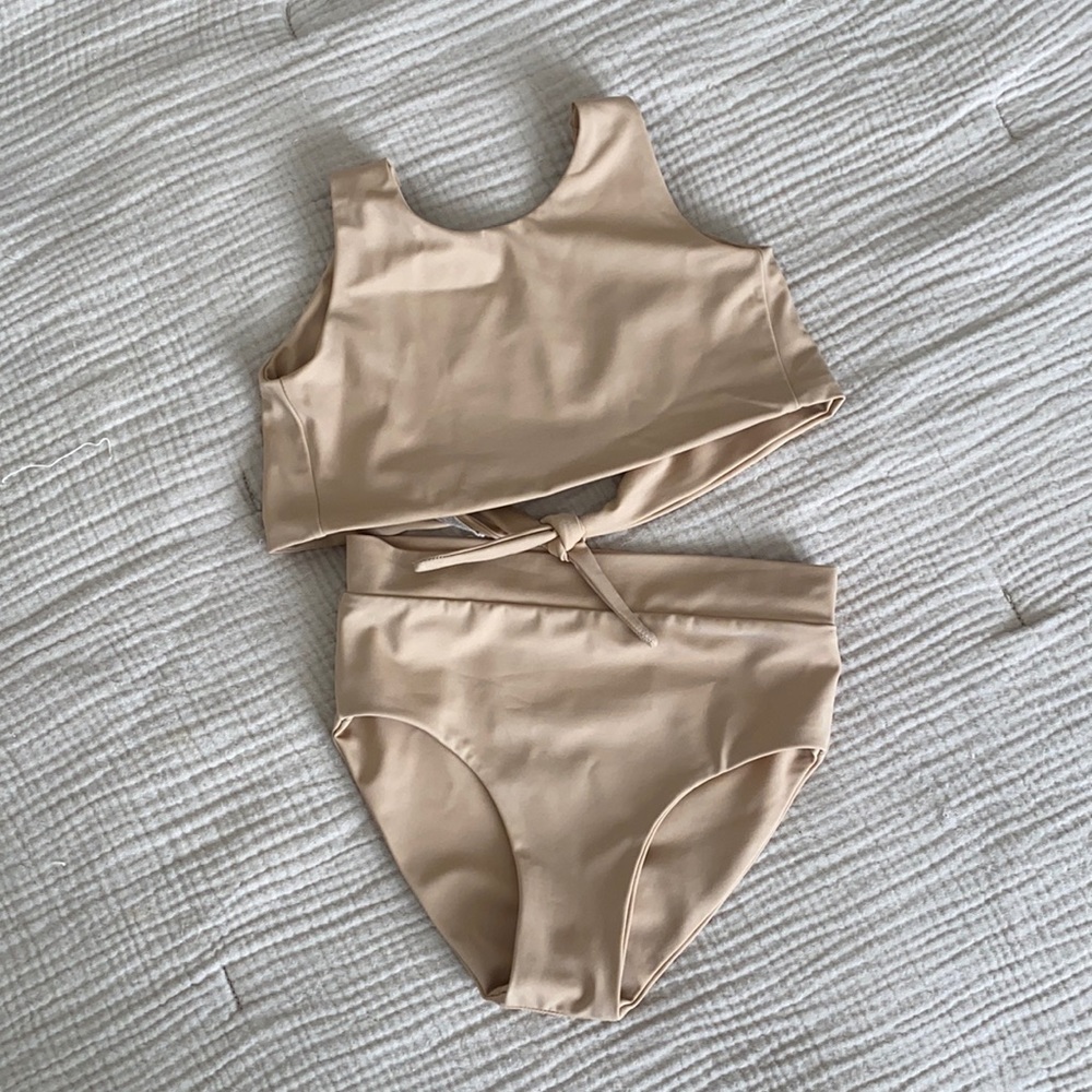 The Simple Folk girls Bikini Tan Cream